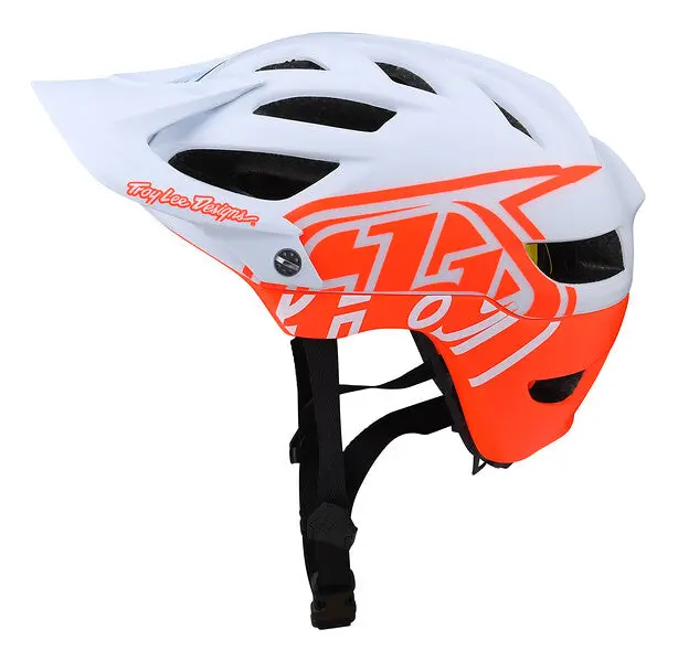 Troy Lee Designs A1 Mips Mtb Helmet - Youth - Classic - Rocket Red - 2022 2