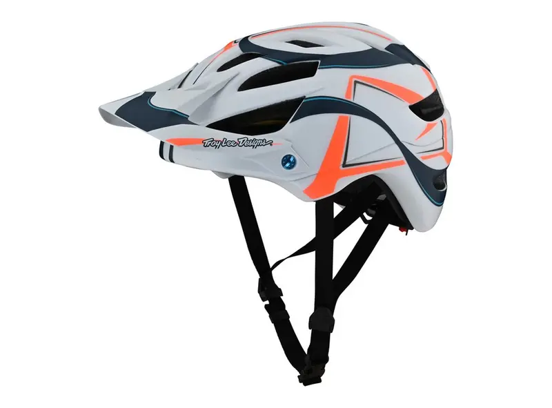 Troy Lee Designs A1 Mips Mtb Helmet - Youth - Welter - White-Marine - 2021 1