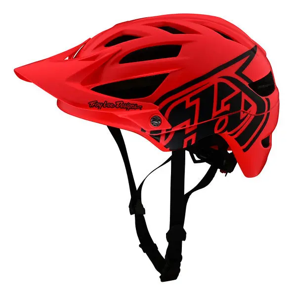 Troy Lee Designs A1 Mtb Helmet - Drone - Fire Red - 2022 3