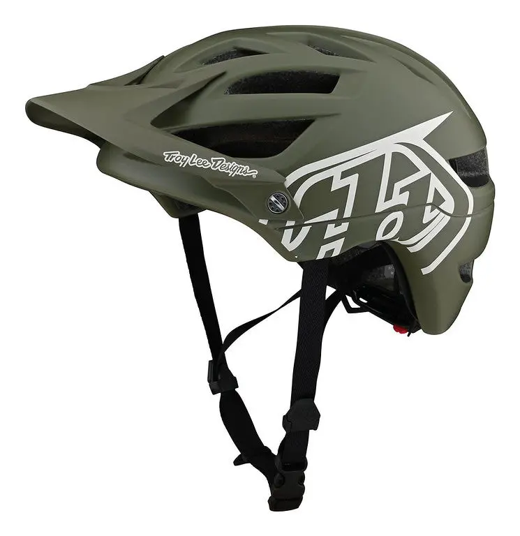Troy Lee Designs A1 Mtb Helmet - Drone - Steel Green - 2022 1