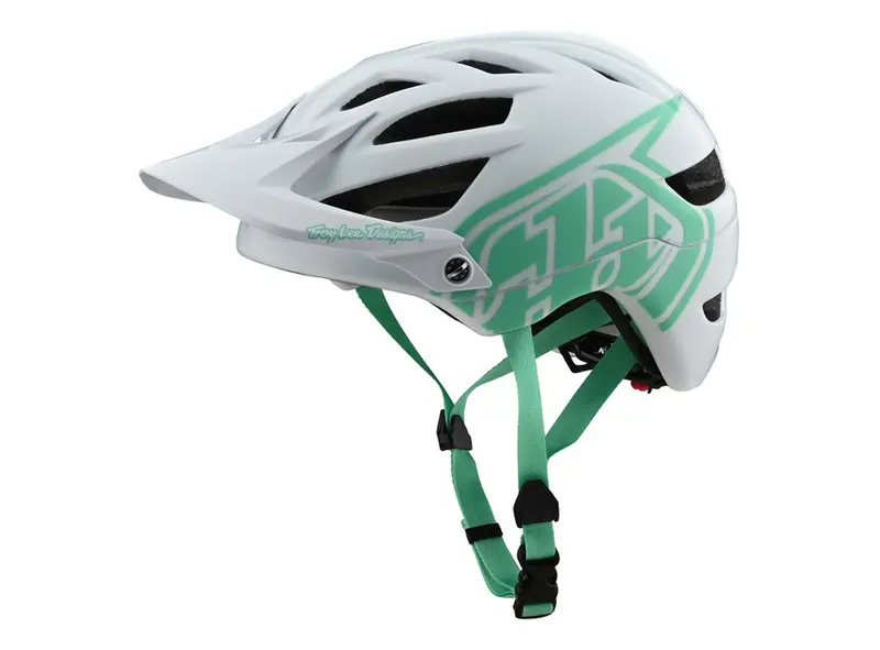 Troy Lee Designs A1 Mtb Helmet - Drone - White-Aqua - 2020 1