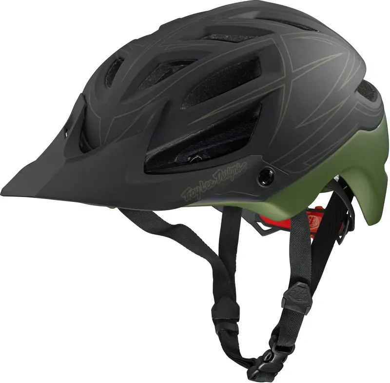 Troy Lee Designs A1 Mtb Helmet - Pinstripe - Army Green 1