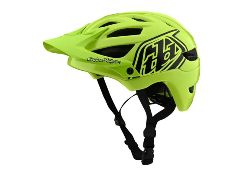 Troy Lee Designs A1 Mtb Helmet - Youth - Drone - Glo Green - 2021 1