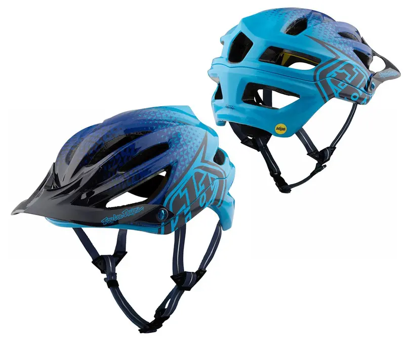 Troy Lee Designs A2 Mips Mtb Helmet - 50/50 - Blue 1