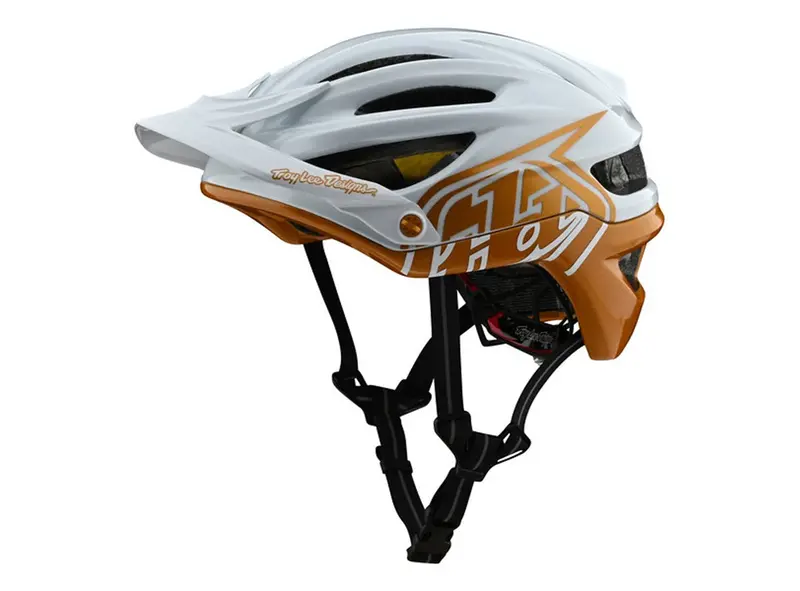 Troy Lee Designs A2 Mips Mtb Helmet - Decoy - Pearl White-Gold - 2020 1