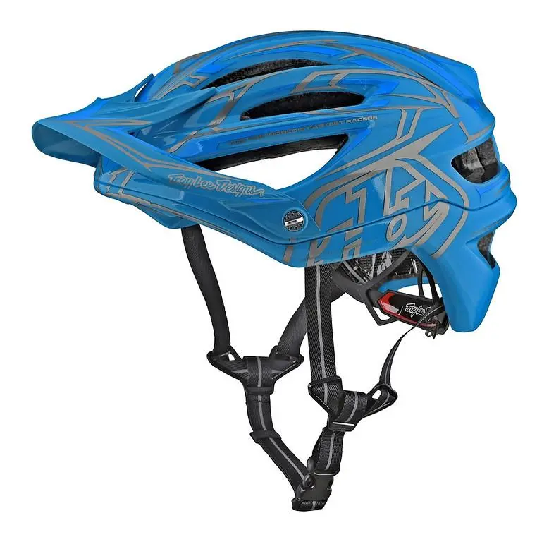 Troy Lee Designs A2 Mips Mtb Helmet - Pinstripe 2 - Ocean - 2018 1