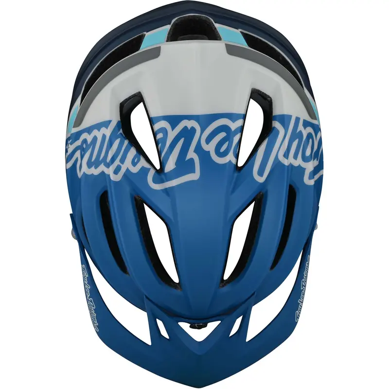 Troy Lee Designs A2 Mips Mtb Helmet - Silhouette - Blue 3