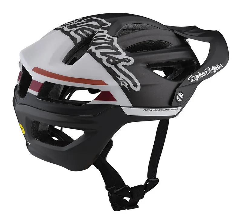 Troy Lee Designs A2 Mips Mtb Helmet - Silhouette - Charcoal-Rust 3