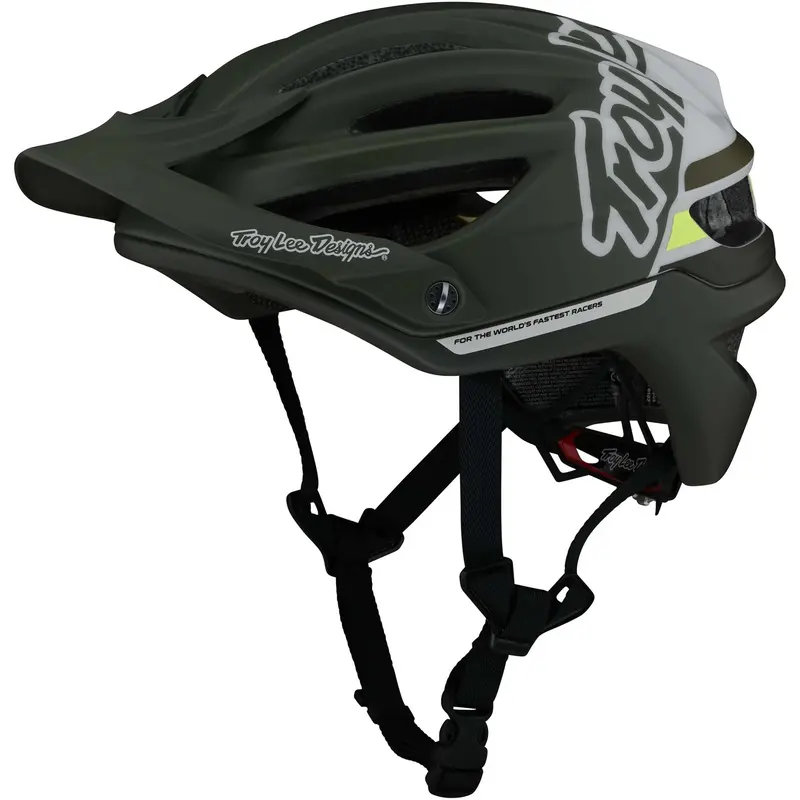 Troy Lee Designs A2 Mips Mtb Helmet - Silhouette - Green 1