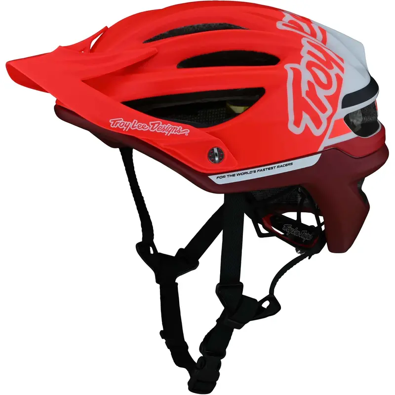 Troy Lee Designs A2 Mips Mtb Helmet - Silhouette - Red 1