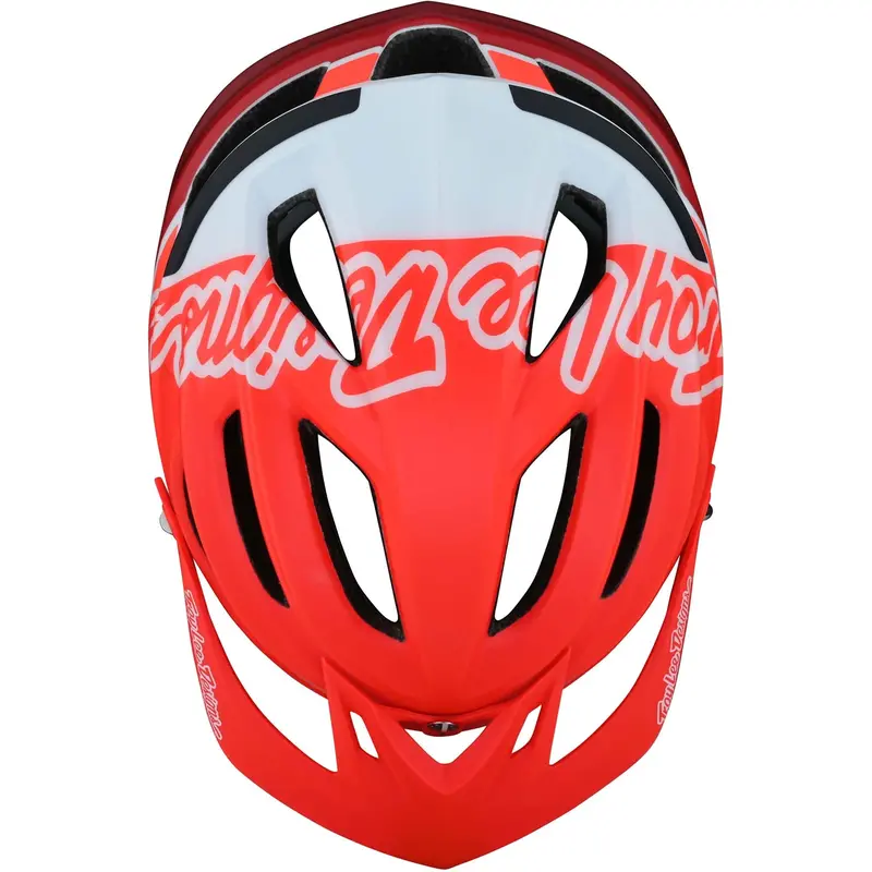 Troy Lee Designs A2 Mips Mtb Helmet - Silhouette - Red 3