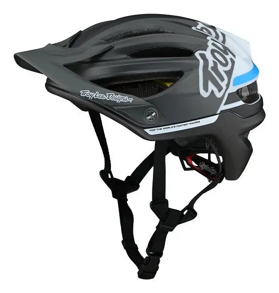 Troy Lee Designs A2 Mips Mtb Helmet - Silhouette - Silver 1
