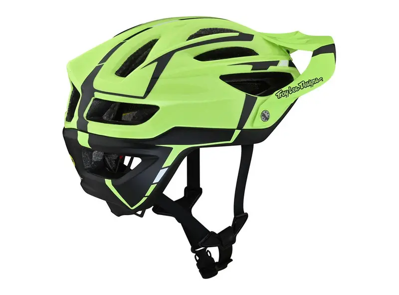 Troy Lee Designs A2 Mips Mtb Helmet - Sliver - Green-Gray 2
