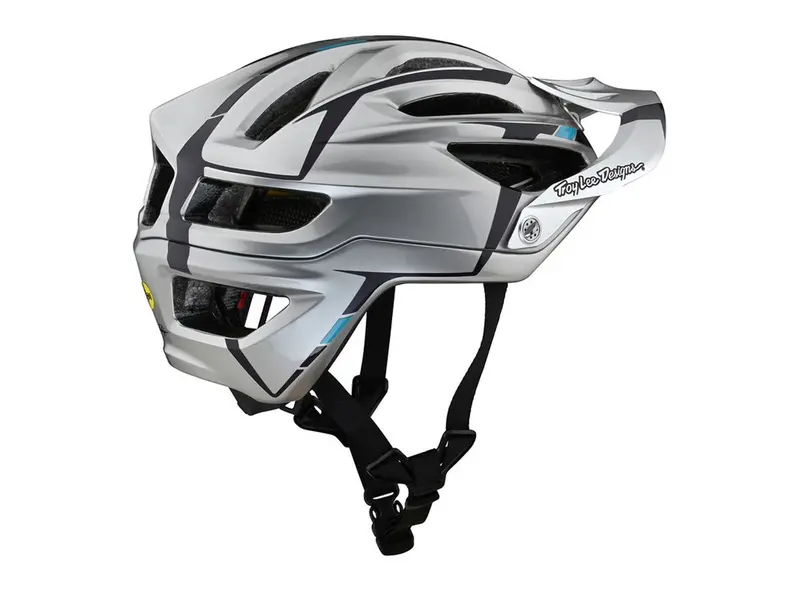 Troy Lee Designs A2 Mips Mtb Helmet - Sliver - Silver-Burgundy 2