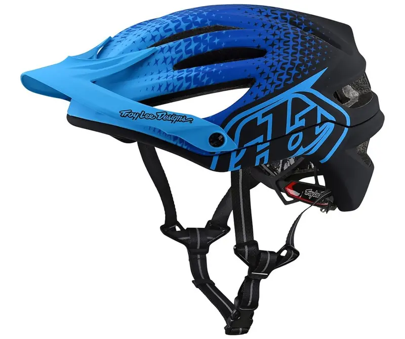 Troy Lee Designs A2 Mips Mtb Helmet - Starburst - Ocean - 2018 1