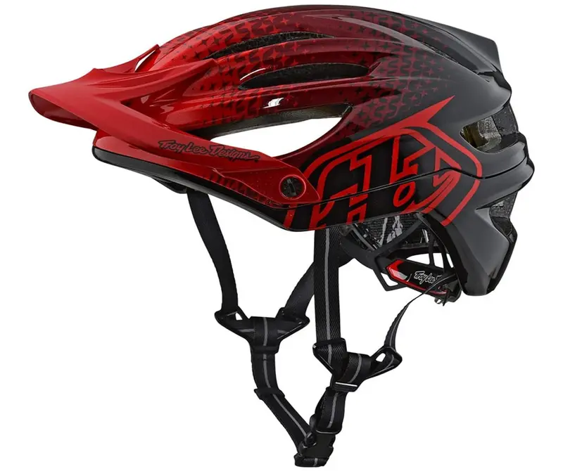 Troy Lee Designs A2 Mips Mtb Helmet - Starburst - Red - 2018 1