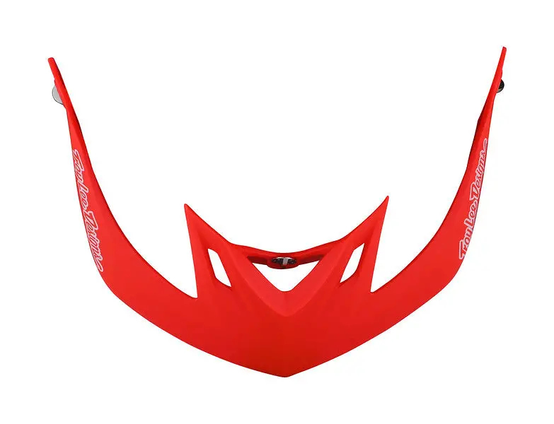 Troy Lee Designs A2 Replacement Visor - Silhouette - Red 1