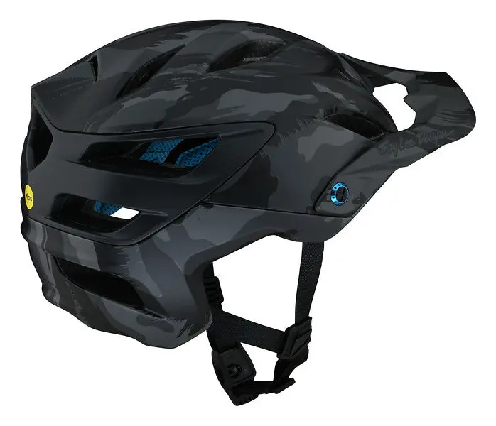 Troy Lee Designs A3 Mips Mtb Helmet - Brushed Camo Blue 3