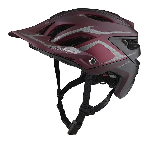 Troy Lee Designs A3 Mips Mtb Helmet - Jade-Burgundy 1
