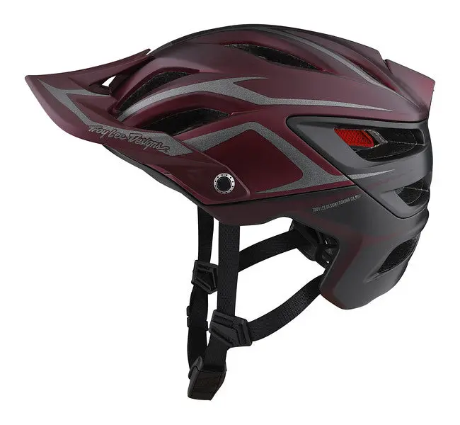 Troy Lee Designs A3 Mips Mtb Helmet - Jade-Burgundy 2