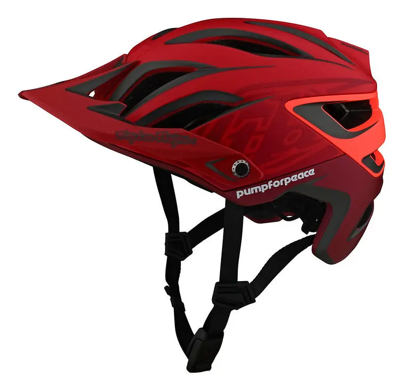 Troy Lee Designs A3 Mips Mtb Helmet - Pump For Peace Red 1