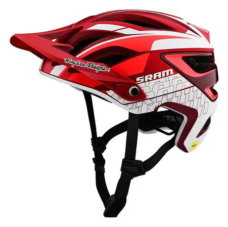 Troy Lee Designs A3 Mips Mtb Helmet - Sram - Red 1