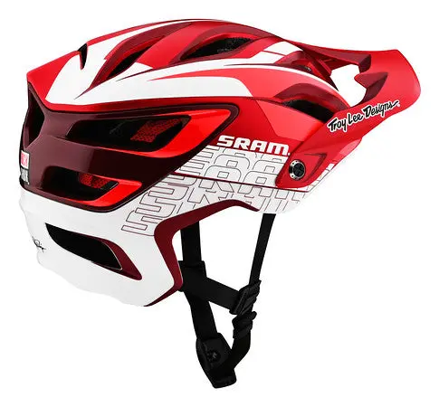 Troy Lee Designs A3 Mips Mtb Helmet - Sram - Red 2