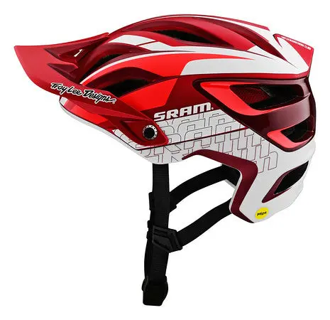 Troy Lee Designs A3 Mips Mtb Helmet - Sram - Red 3