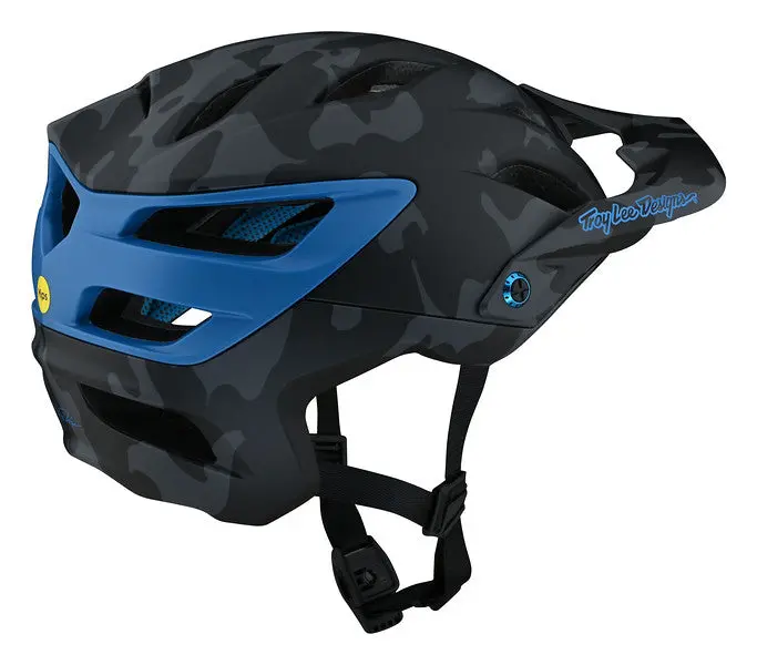 Troy Lee Designs A3 Mips Mtb Helmet - Uno Camo Blue 3