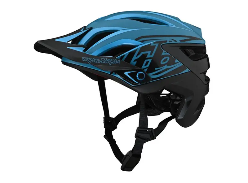 Troy Lee Designs A3 Mips Mtb Helmet - Uno Cyan Blue 1