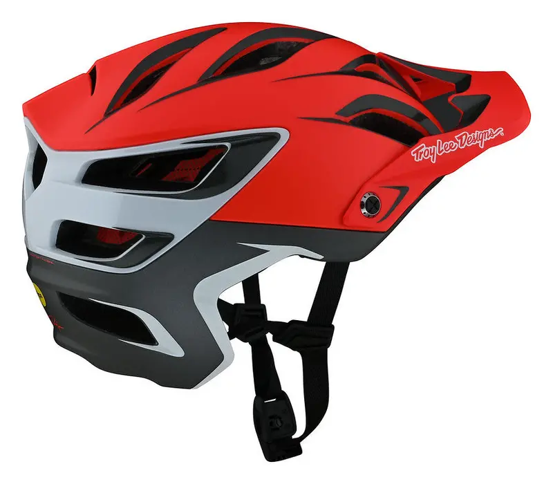 Troy Lee Designs A3 Mips Mtb Helmet - Uno Red 3
