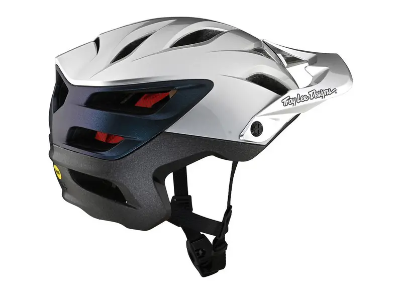 Troy Lee Designs A3 Mips Mtb Helmet - Uno Silver-Electro 2