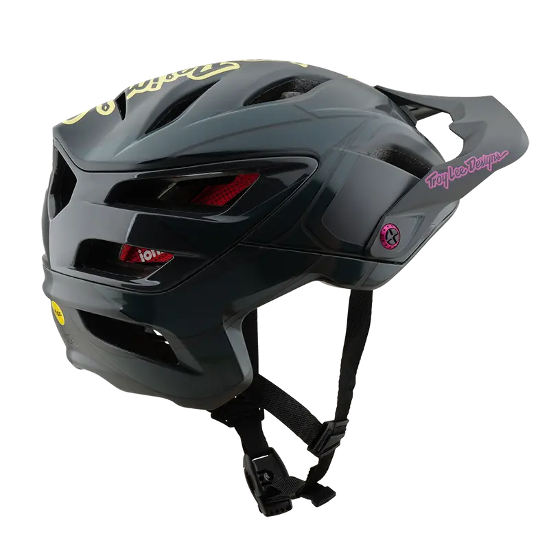 Troy Lee Designs A3 Mtb Helmet - Ghostwing - Charcoal 2