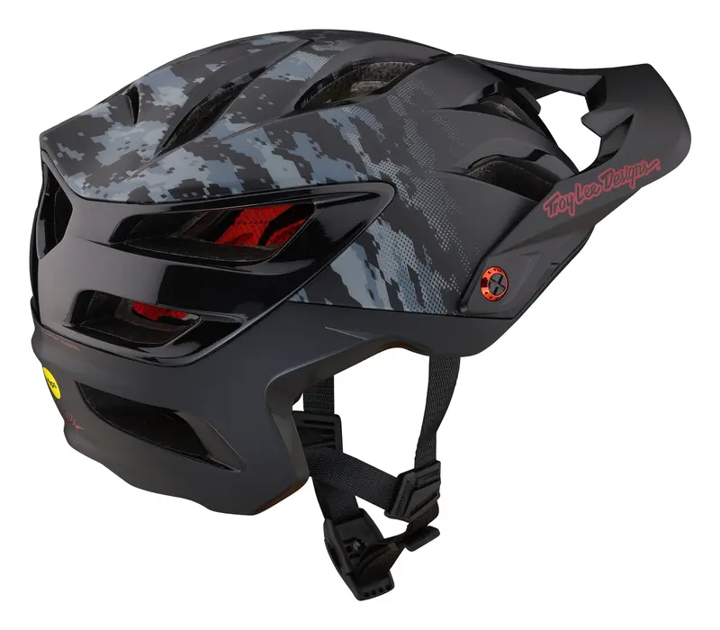 Troy Lee Designs A3 Mtb Helmet With Mips - Digi Camo - Black 3