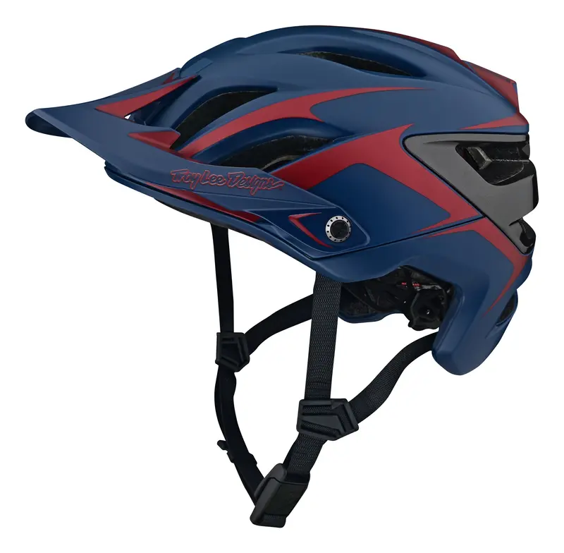 Troy Lee Designs A3 Mtb Helmet With Mips - Fang - Dark Blue-Burgundy - 2023 1
