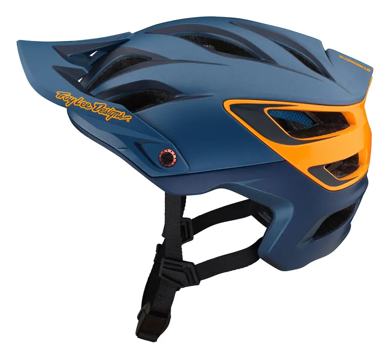 Troy Lee Designs A3 Mtb Helmet With Mips - Uno - Blue - 2023 2