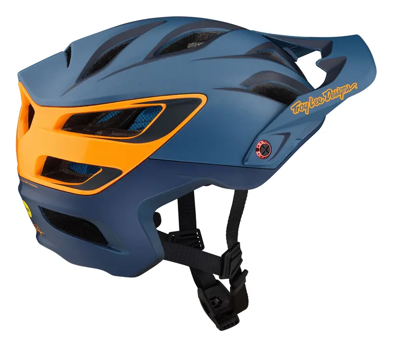 Troy Lee Designs A3 Mtb Helmet With Mips - Uno - Blue - 2023 3