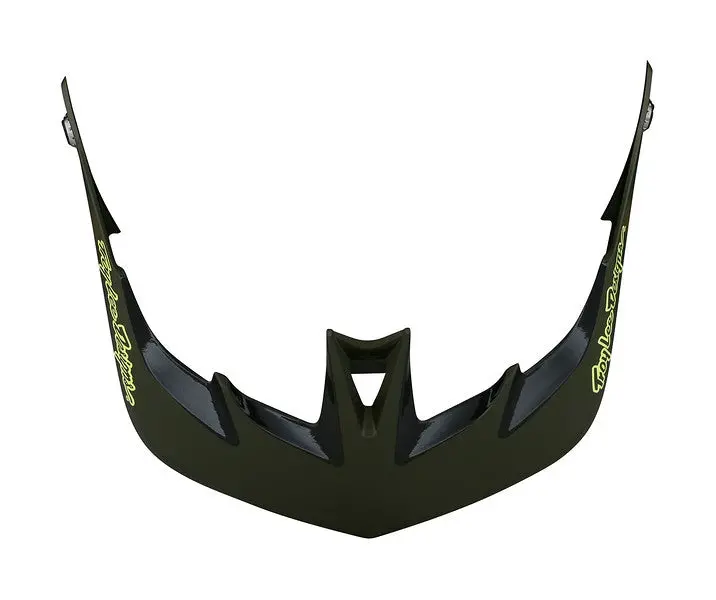 Troy Lee Designs A3 Replacement Visor - Uno Glass Green 1