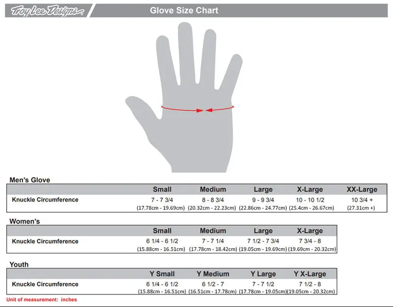 Troy Lee Designs Ace 2.0 Mtb Glove - Infra Red 3