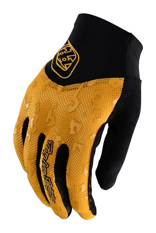 Troy Lee Designs Ace 2.0 Mtb Glove - Womens - Panther - Honey 1