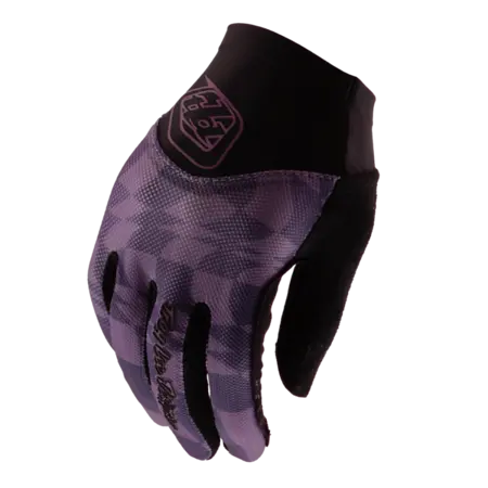Troy Lee Designs Ace 2.0 Mtb Glove - Womens - Twisted Checkers - Deep Purple 1