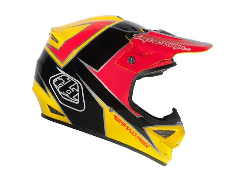Troy Lee Designs Air Delta Full Face Helmet - Stinger Yellow-Pink 1