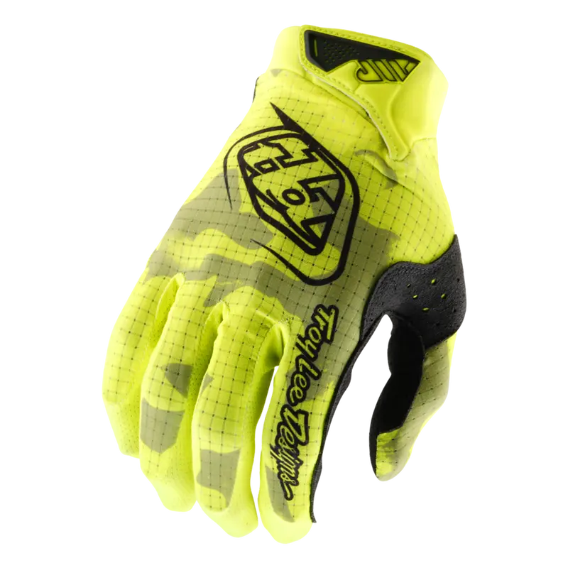 Troy Lee Designs Air Mtb Glove - Blotted - Flo Yellow 1