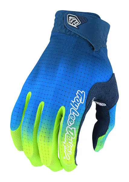 Troy Lee Designs Air Mtb Glove - Jet Fuel - Navy-Yellow 1