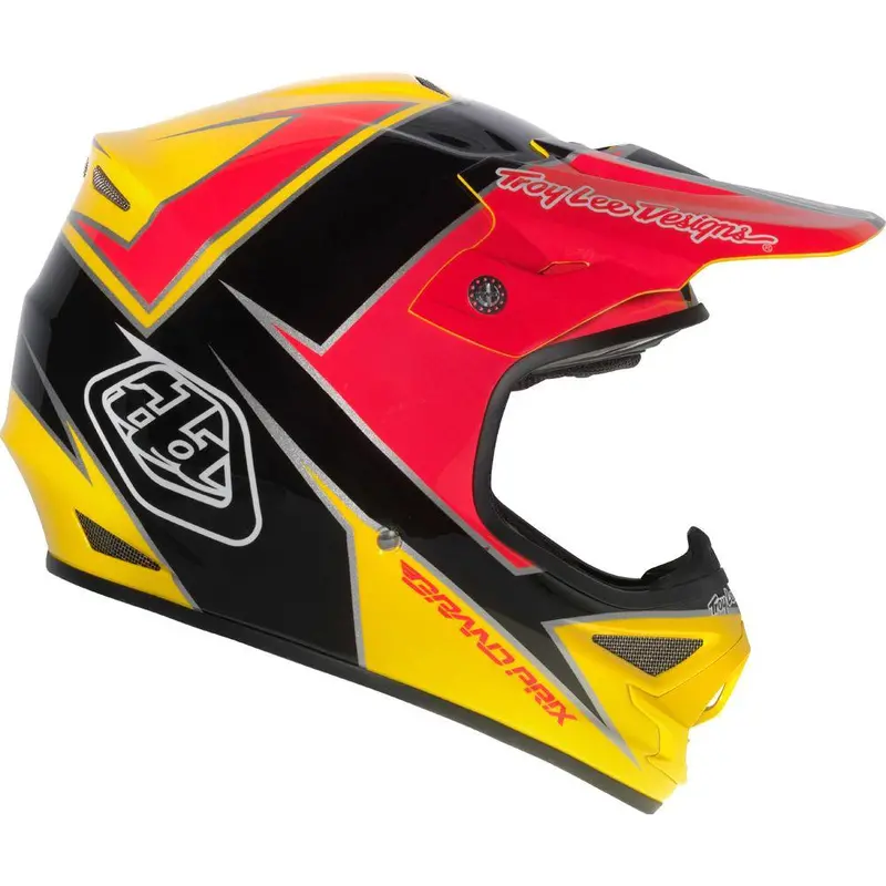 Troy Lee Designs Air Stinger Full Face Helmet - Yellow-Pink 1