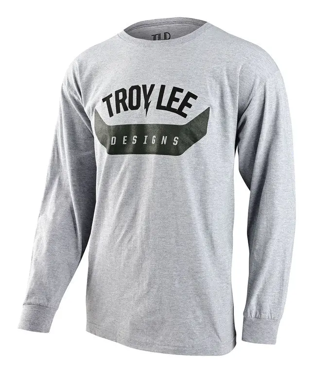 Troy Lee Designs Arc Long Sleeve Tee - Heather Gray 1