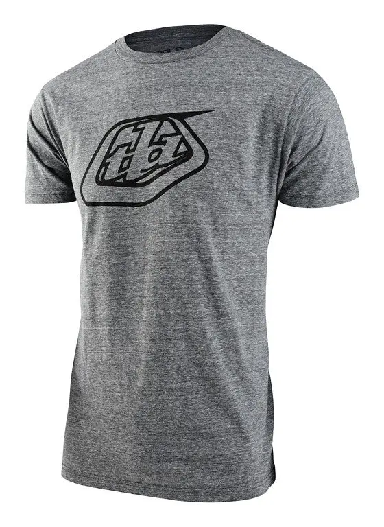 Troy Lee Designs Badge Short Sleeve Tee - Ash Heather 1