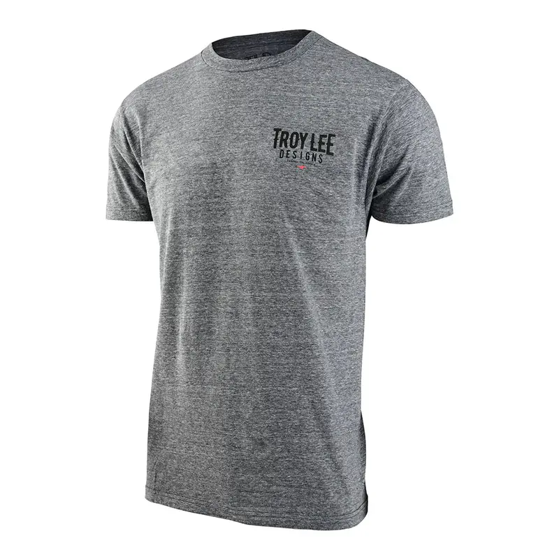 Troy Lee Designs Carb Short Sleeve Tee - Snow Heather 1
