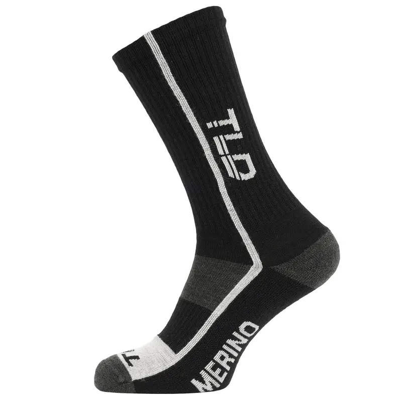 Troy Lee Designs Chill Merino Wool Socks - Black 1