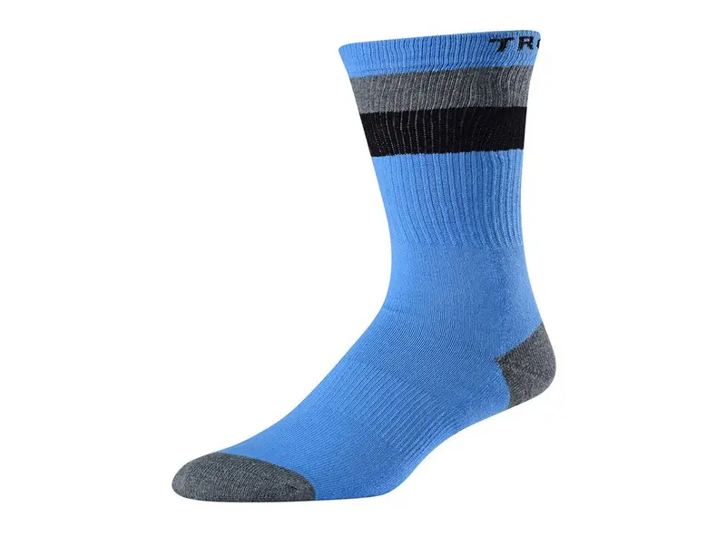 Troy Lee Designs Corsa Crew Sock - Heather-Ocean - 2018 1